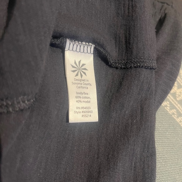 Athleta Navy Tie Front Sleeveless Dress Size XXSP - Picture 10 of 11